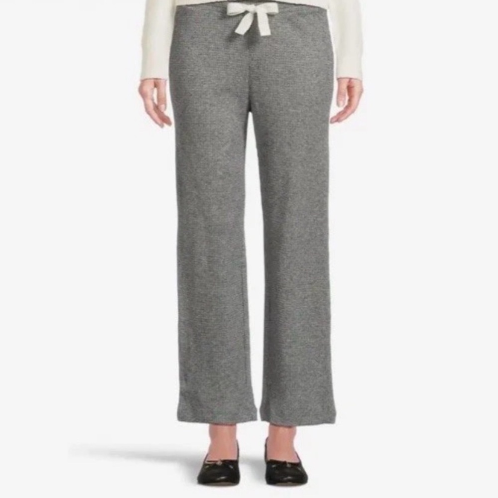 Madewell Madison Gray Waffleknit Pants XXL NWT $88